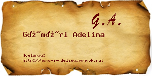 Gömöri Adelina névjegykártya